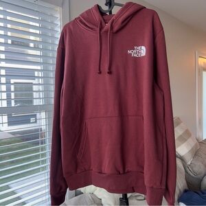 NWT The North Face Men's Burgundy Hoodie Size Large